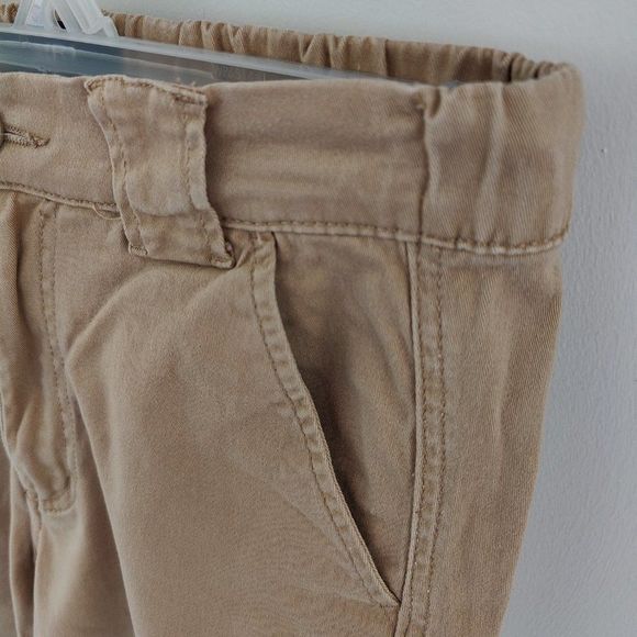 Aeropostale Khaki High Rise Jogger with elastic band waist and feet, Size XS - Picture 9 of 16